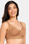 Tweens Padded Non-Wired Full Coverage Minimiser Bra - Skin — thumbnail 4