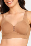 Tweens Padded Non-Wired Full Coverage Minimiser Bra - Skin — thumbnail 5