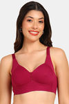 Tweens Padded Non-Wired Full Coverage Minimiser Bra - Red — thumbnail 1