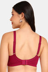 Tweens Padded Non-Wired Full Coverage Minimiser Bra - Red — thumbnail 2