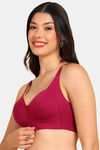 Tweens Padded Non-Wired Full Coverage Minimiser Bra - Red — thumbnail 3