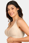 Tweens Double Layered Non-Wired Full Coverage Minimiser Bra - Skin — thumbnail 3