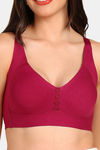 Tweens Double Layered Non-Wired Full Coverage Minimiser Bra - Red — thumbnail 5