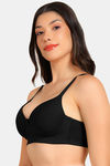 Tweens Push-Up - Level 3 Non-Wired 3/4Th Coverage Push-Up Bra - Black — thumbnail 3