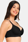 Tweens Push-Up - Level 3 Non-Wired 3/4Th Coverage Push-Up Bra - Black — thumbnail 4