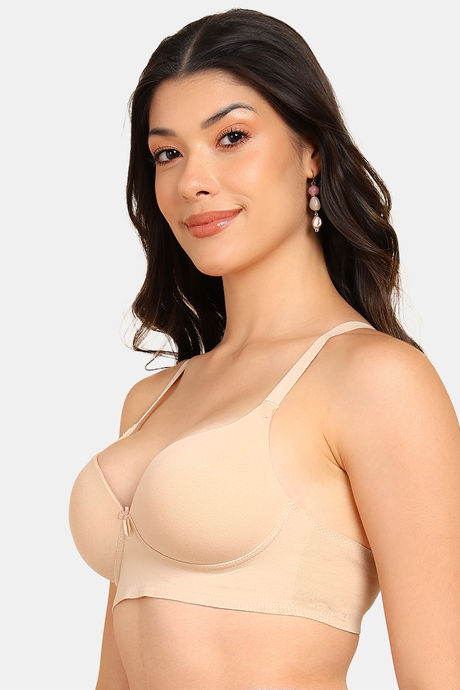 Tweens Push-Up - Level 3 Non-Wired 3/4Th Coverage Push-Up Bra - Skin — image 3
