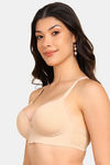 Tweens Push-Up - Level 3 Non-Wired 3/4Th Coverage Push-Up Bra - Skin — thumbnail 3