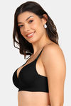 Tweens Push-Up - Level 2 Non-Wired 3/4Th Coverage Push-Up Bra - Black — thumbnail 3
