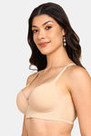 Tweens Push-Up - Level 2 Non-Wired 3/4Th Coverage Push-Up Bra - Skin — thumbnail 3