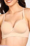Tweens Push-Up - Level 2 Non-Wired 3/4Th Coverage Push-Up Bra - Skin — thumbnail 5