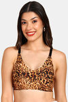 Tweens Padded Non-Wired Full Coverage Super Support Bra - Brown — thumbnail 1