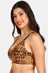 Tweens Padded Non-Wired Full Coverage Super Support Bra - Brown — thumbnail 3