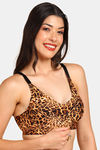 Tweens Padded Non-Wired Full Coverage Super Support Bra - Brown — thumbnail 4