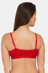 Tweens Medium Impact Non Padded Beginner's Sports Bra - Red — thumbnail 2