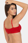 Tweens Medium Impact Non Padded Beginner's Sports Bra - Red — thumbnail 3