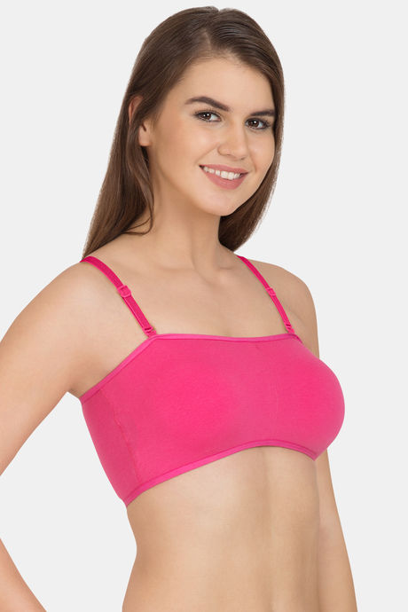 Tweens Low Impact Non Padded Sports Bra - Dark Pink — image 3
