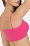 Tweens Low Impact Non Padded Sports Bra - Dark Pink — thumbnail 4