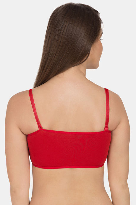 Tweens Low Impact Non Padded Sports Bra - Red — image 2
