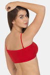 Tweens Low Impact Non Padded Sports Bra - Red — thumbnail 3