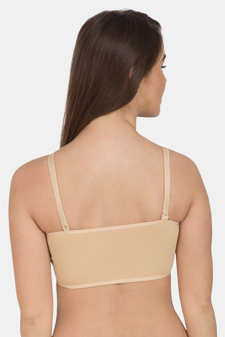 Tweens Low Impact Non Padded Sports Bra - Skin — image 2