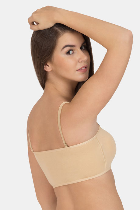 Tweens Low Impact Non Padded Sports Bra - Skin — image 3
