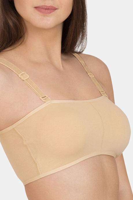 Tweens Low Impact Non Padded Sports Bra - Skin — image 4