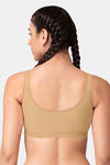 Tweens Medium Impact Non Padded Active Sports Bra - Skin — thumbnail 2