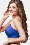 Trylo Alpa Stp Women Non Wired Soft Full Cup Bra - Blue — thumbnail 3