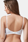 Trylo Padded Non-Wired Full Coverage T-Shirt Bra - White — thumbnail 2