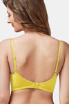 Trylo Annie Women Detachable Strap Non Wired Padded Bra - Yellow — thumbnail 2