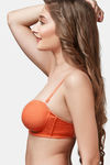 Trylo Nina Women Detachable Strap Non Wired Padded Bra - Tango — thumbnail 3