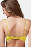 Trylo Nina Women Detachable Strap Non Wired Padded Bra - Yellow — thumbnail 4