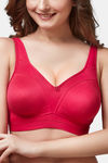 Trylo Omnimiser Woman Minimiser Bra - Red — thumbnail 4