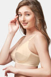 Trylo Sarita Women'S Cotton Non-Wired Soft Full Cup Bra - Skin — thumbnail 3
