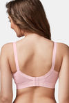 Trylo Double Layered Non-Wired Full Coverage Blouse Bra - Pink — thumbnail 2