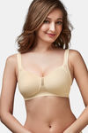 Trylo Double Layered Non-Wired Full Coverage T-Shirt Bra - Skin — thumbnail 1