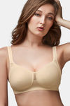 Trylo Double Layered Non-Wired Full Coverage T-Shirt Bra - Skin — thumbnail 4