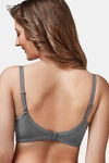 Trylo Padded Non-Wired Full Coverage T-Shirt Bra - Dove — thumbnail 2
