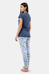 Trylo Cotton Pyjama Set - Af Blue Sky Blue — thumbnail 2