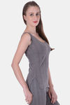 Lux Inferno Woollen Sleep Top - Charcoal Melange — thumbnail 3