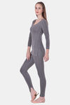 Lux Inferno Woollen Pyjama Set (Pack of 2) - Charcoal Melange — thumbnail 4
