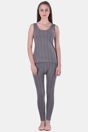 Lux Inferno Woollen Pyjama Set (Pack of 2) - Charcoal Melange