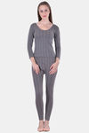 Lux Inferno Woollen Pyjama Set (Pack of 2) - Charcoal Melange — thumbnail 1