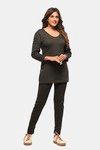 Lux Inferno Polar Fleece Thermal Sleep Top - Black — thumbnail 5