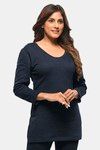 Lux Inferno Polar Fleece Thermal Sleep Top - Blue — thumbnail 1