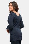 Lux Inferno Polar Fleece Thermal Sleep Top - Blue — thumbnail 2