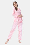 Piu Satin Pyjama Set - Pink — thumbnail 2