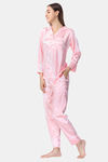 Piu Satin Pyjama Set - Pink — thumbnail 3