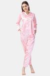Piu Satin Pyjama Set - Pink — thumbnail 5