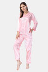 Piu Satin Pyjama Set - Pink — thumbnail 7